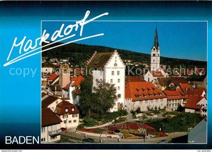 Markdorf Baden Ortsansicht mit Kirche