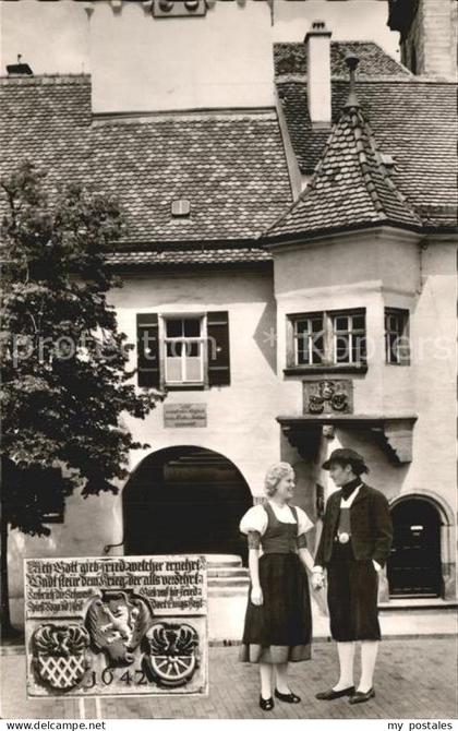 Eger Marktredwitz 900 Jahrfeier Trachtenpaar