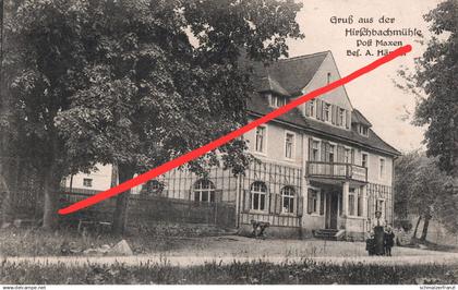 AK Hirschbach Hirschbachmühle Gasthof a Kreischa Lungkwitz Hermsdorf Hausdorf Reinhardtsgrimma Maxen Dippoldiswalde