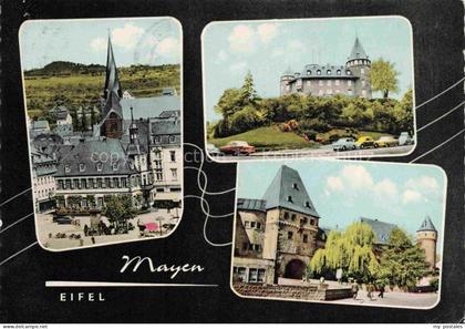 Mayen Eifel Rheinland-Pfalz Mayen Eifel Marktplatz Kirche Genovevaburg Stadttor