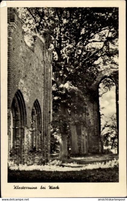 CPA Wieck Eldena Greifswald, Klosterruine