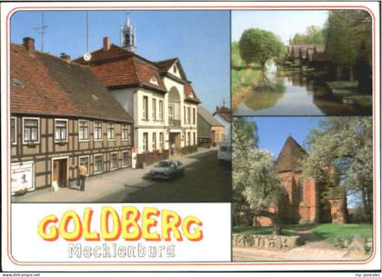 Goldberg Mecklenburg Goldberg Rathaus Kirche  x 2003