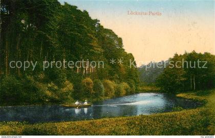 Loecknitz Mecklenburg-Vorpommern Partie an der Loecknitz Landschaftspanorama