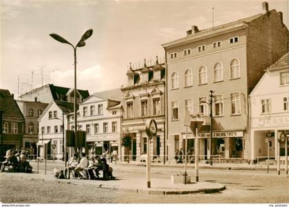 Ueckermuende Mecklenburg Vorpommern Bushaltestelle