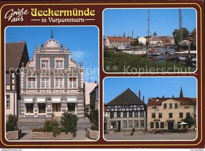 ueckermuende Teilansichten Hafen