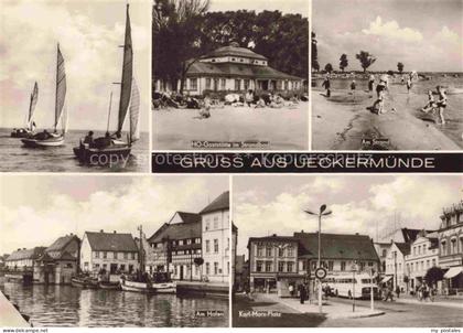 Ueckermuende ueckermuende Mecklenburg Vorpommern Segelregatta HO-Gaststaette Str
