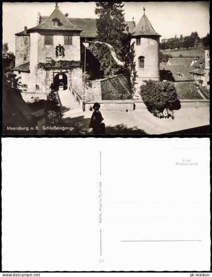 Ansichtskarte Meersburg Meersburg a. Bodensee Schloßeingang 1960