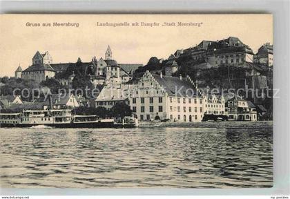 Meersburg Bodensee Landungsstelle Dampfer Stadt Meersburg