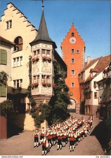 Meersburg Bodensee Marktplatz Knabenmusikkapelle Meersburg