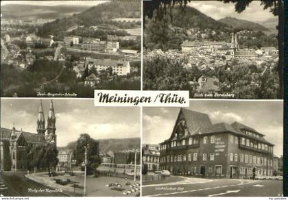Meiningen Thueringen Meiningen Schule Platz  x 1988