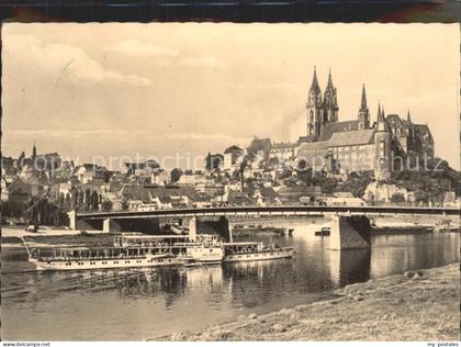 Meissen Elbe Sachsen Dom Albrechtsburg Elbdampfer Meissen