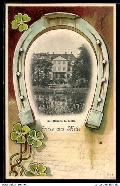 AK Melle, Gut und Gasthof Bruche