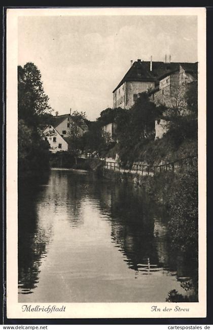 AK Mellrichstadt, an der Stadtmauer