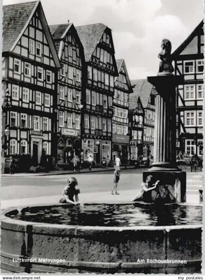 Melsungen Fulda Melsungen Rathausbrunnen