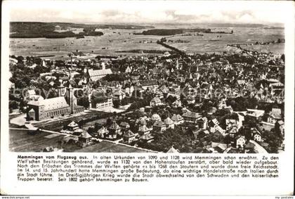 Memmingen Bayern Fliegeraufnahme