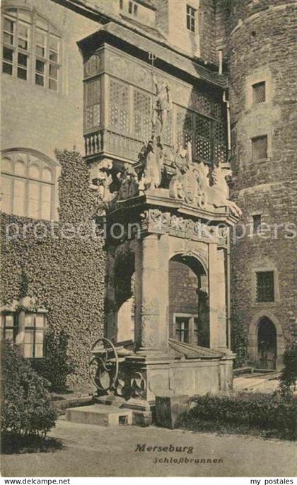 Merseburg Saale Schlossbrunnen