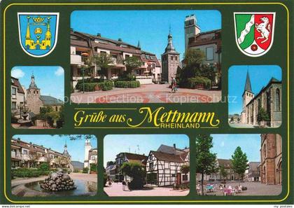 Mettmann NRW Orts und Teilansichten Stadtplatz Kirchen