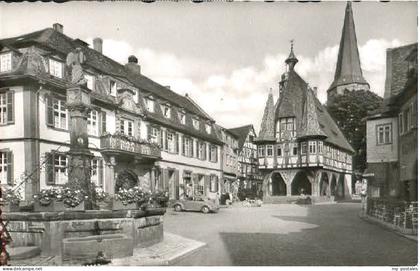 Michelstadt Marktplatz Rathaus