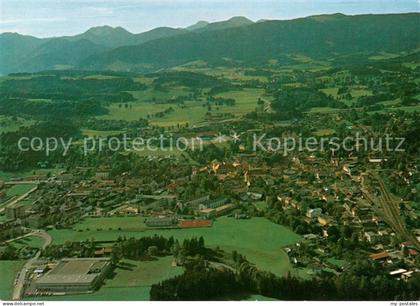 Miesbach Fliegeraufnahme mit Voralpben