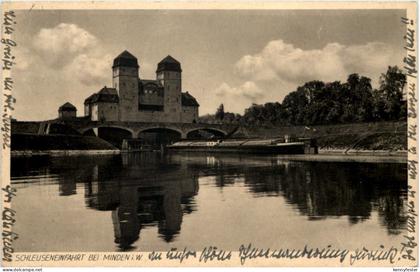 Minden i.W., Schleuseneinfahrt