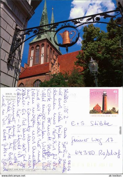 Ansichtskarte Mitte-Berlin Nikolaikirche 2006