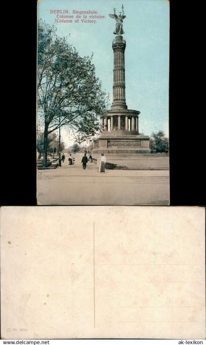 Ansichtskarte Mitte-Berlin Siegessäule 1912
