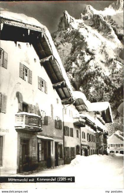 Mittenwald Bayern Mittenwald  x 1961
