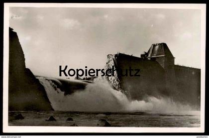 ÄLTERE POSTKARTE MÖHNETALSPERRE DURCH FLIEGERANGRIFFE MAI 1943 MAUER BESCHÄDIGT Talsperre barrage AK cpa postcard
