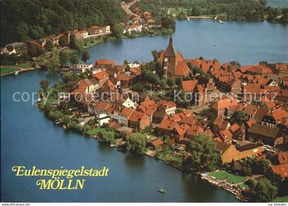 Moelln Lauenburg Fliegeraufnahme