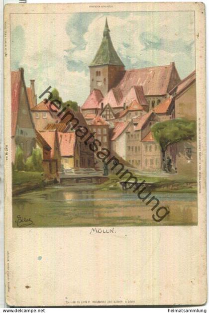 Mölln - Künstlerkarte Bilsen - Verlag Novitas