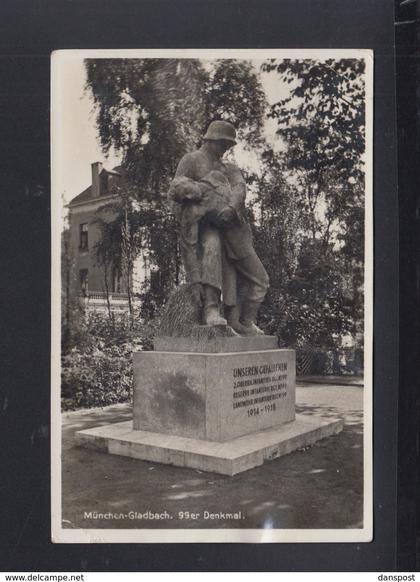 Dt. Reich AK Mönchengladbach 93er Denkmal