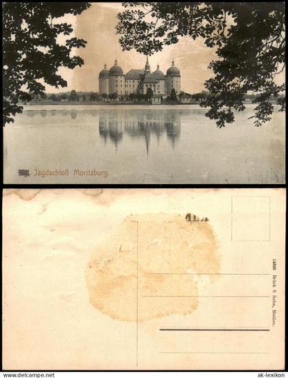 Ansichtskarte Moritzburg Jagdschloß Moritzburg. 1912