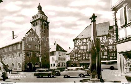 Mosbach Baden Marktplatz Rathaus