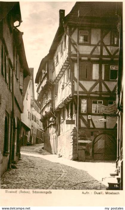 Mosbach Baden Schwanengasse Altstadt Fachwerkhaeuser