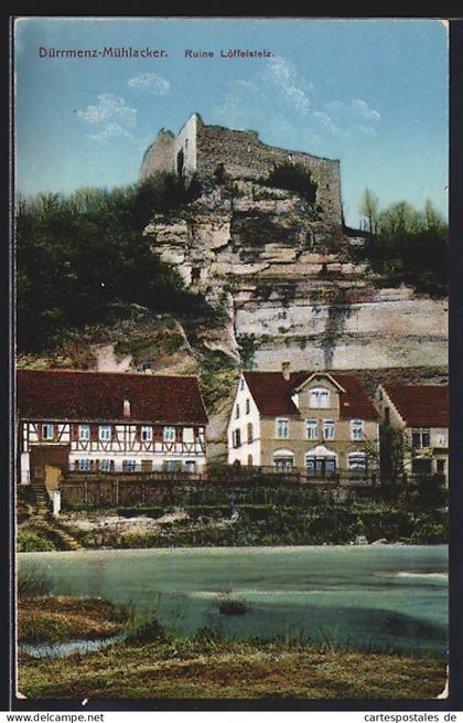AK Dürrmenz-Mühlacker, Ruine Löffelstelz