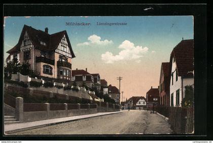AK Mühlacker, Blick auf die Lienzingerstrasse