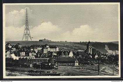 AK Mühlacker, Teilansicht mit Grosssender Anlage