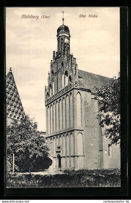 AK Mühlberg /Elbe, Altst. Kirche