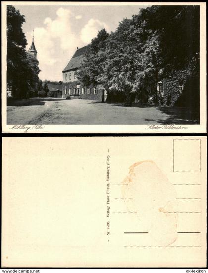 Ansichtskarte Mühlberg/Elbe Miłota Kloster Güldenstern. 1928