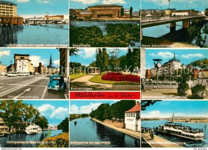 Muelheim Ruhr Ruhr Schlossbruecke Stadthalle Leineweberstrasse Fiora Ruhranlagen