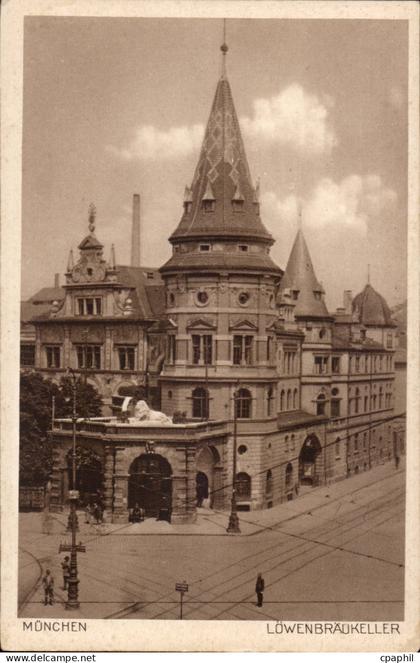 CPA Muenchen Lowenbraukeller Lion