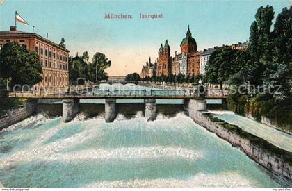 Muenchen Bayern Isarquai