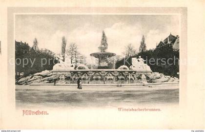 Muenchen Bayern Wittelsbacherbrunnen