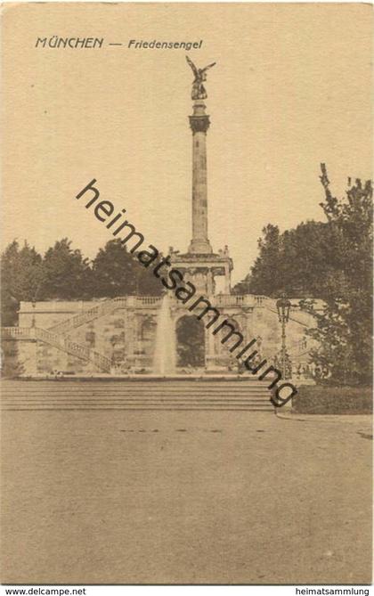 München - Friedensengel - Verlag Ottmar Zieher München 1922