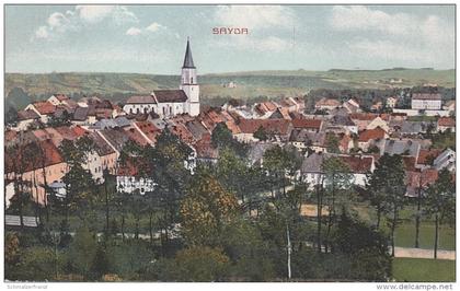 AK Sayda Markt ? Park ? a Olbernhau Dorfchemnitz Neuhausen Rechenberg Heidersdorf Friedebach Ullersdorf Mulda Erzgebirge