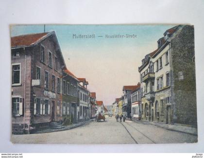 2024 - 2999  MUTTERSTADT  :  Neuslädler-Strasse   1919   XXX