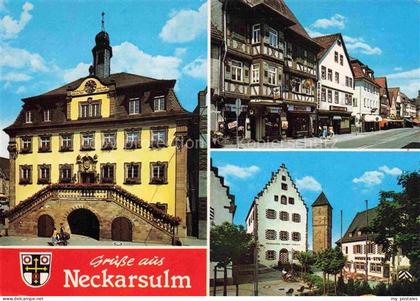 Neckarsulm BW Rathaus Strassenpartie Deutsches Museum