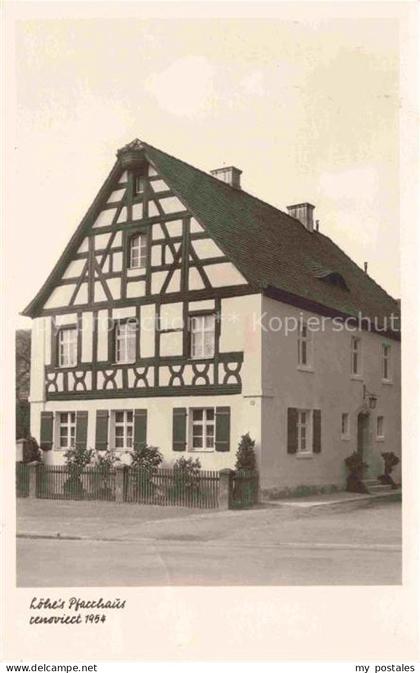 Neuendettelsau Pfarrhaus Fachwerkhaus Garten Zaun Renovierung