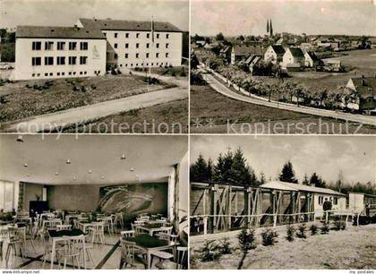 Neuendettelsau Zollhundeschule Zwingeranlage Ortsansicht mit Kirche