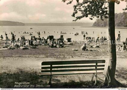 Neuglobsow Badestrand Stechlinsee